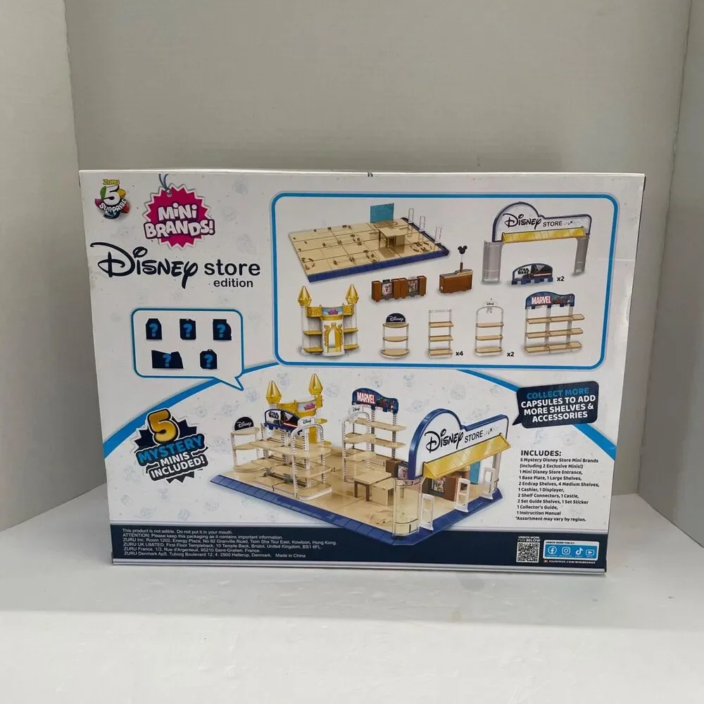 Zuru 5 Surprise Disney Store Mini Brands Toy Store Playset 24 Piece Edition New